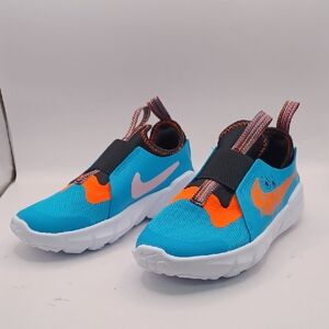 NEW Nike Flex Runner 2 LIL (PSV)-Blue/Orange Size 12C US D24487-400